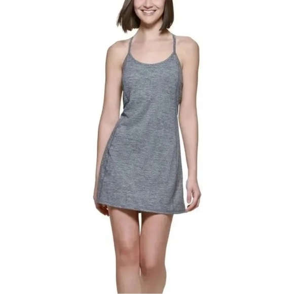 Ck Performance Women's Halter Peached Space Dye Sport Dress NWT - Picture 2 of 3